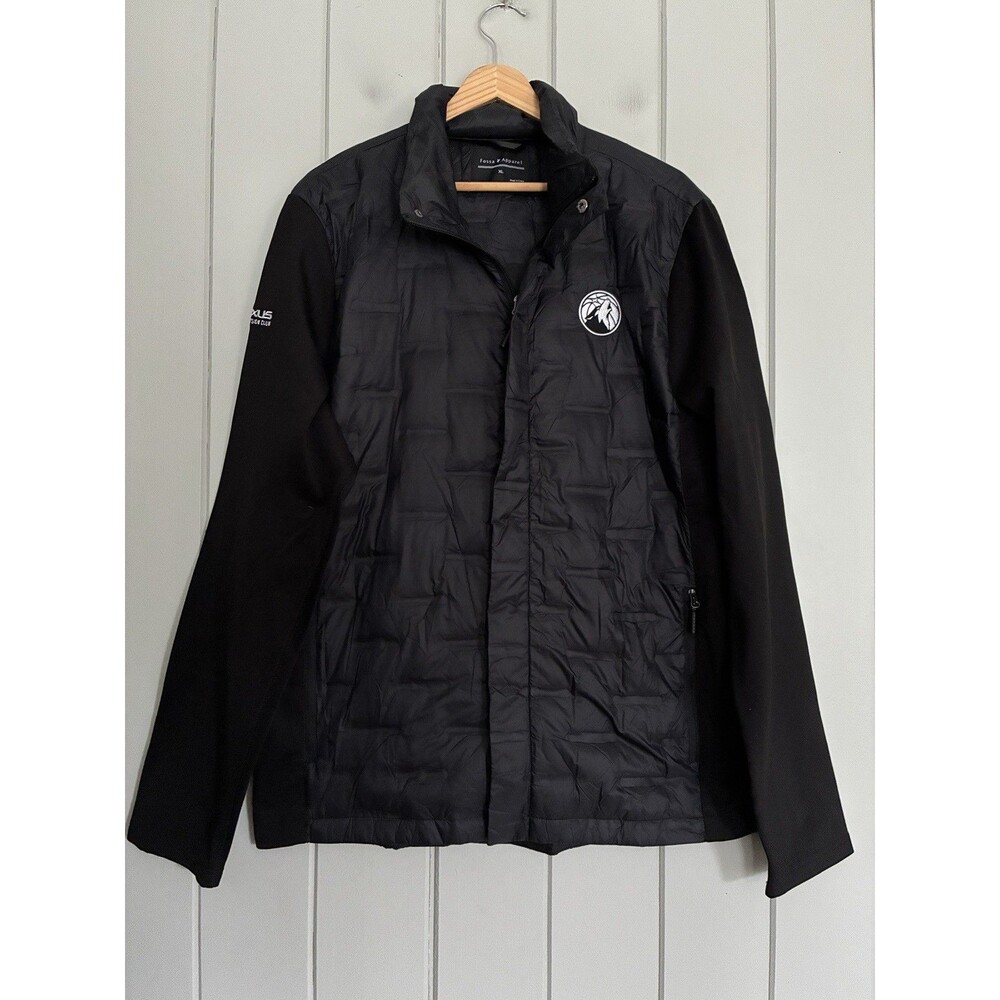 Fossa Minnesota Timberwolves Down Hybrid Puffer Jacket Mens XL Lexus Club Black